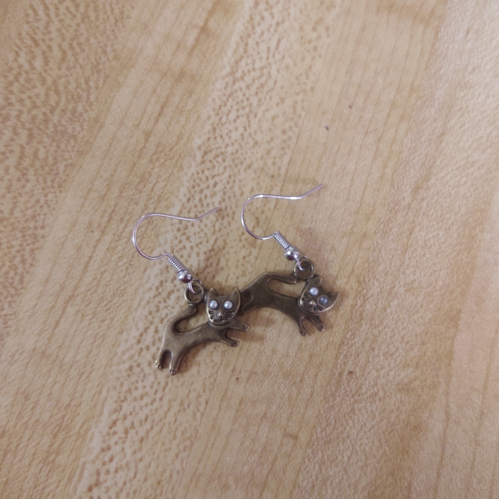 Cat earrings